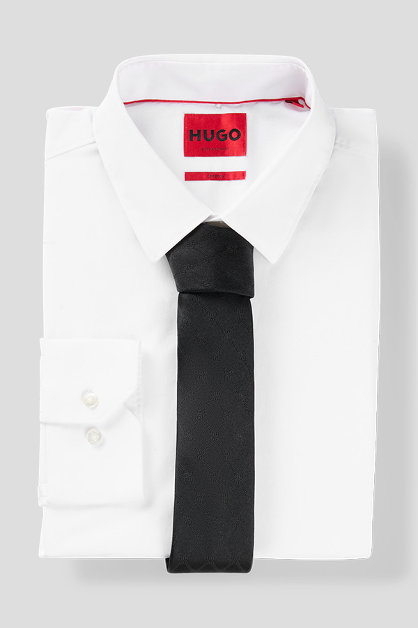 ΓΡΑΒΑΤΑ HUGO - 001 ΜΑΥΡΟ